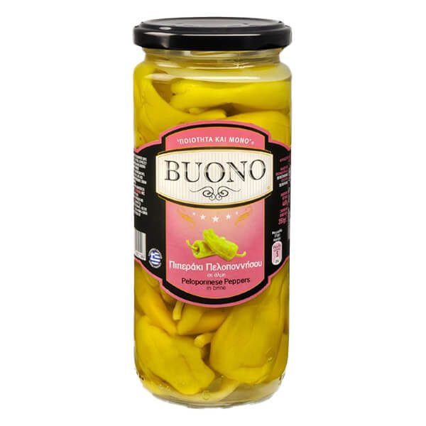 BUONO πιπεράκι σε άλμη 580gr – Τρόφιμα Μακράς Συντήρησης