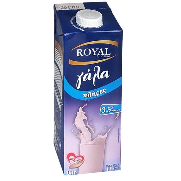 ROYAL professional γάλα πλήρες μακράς διαρκείας 3,5% λιπαρά 1lt – Γάλατα και Φυτικά Ροφήματα