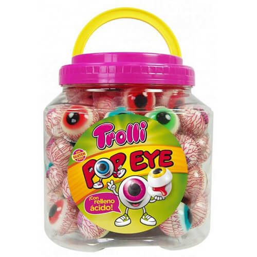 TROLLI pop ζελεδάκι μάτι 80x18,8gr – Καραμέλες, Γλειφιτζούρια και Τσίχλες