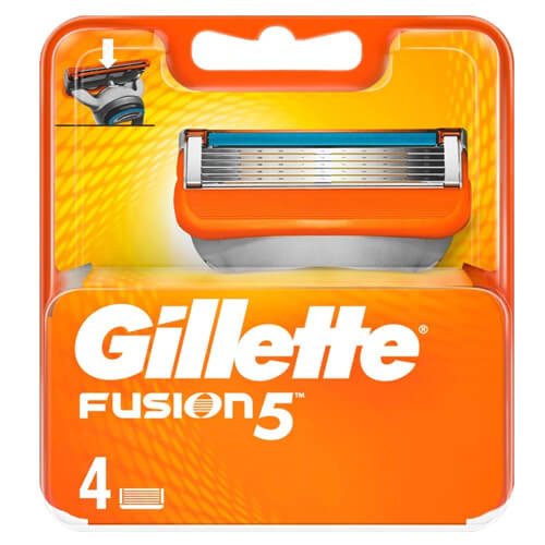 GILLETTE ανταλλακτικές λεπίδες fusion5 4τεμ – Ξυραφάκια