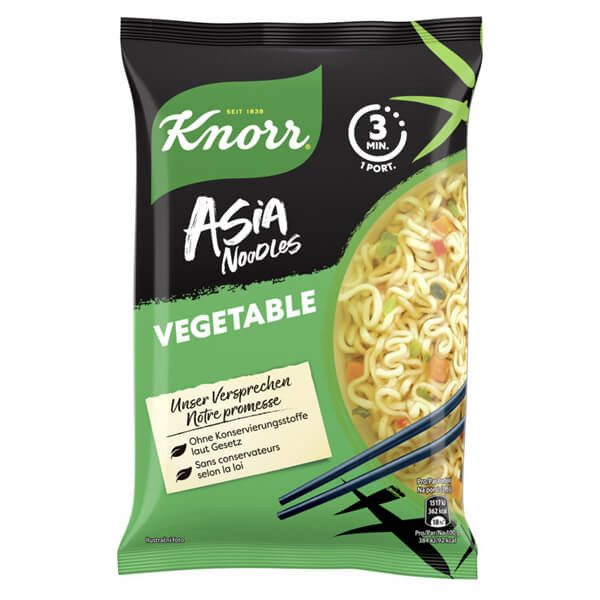 KNORR noodles asia λαχανικών 70gr – Τρόφιμα Μακράς Συντήρησης