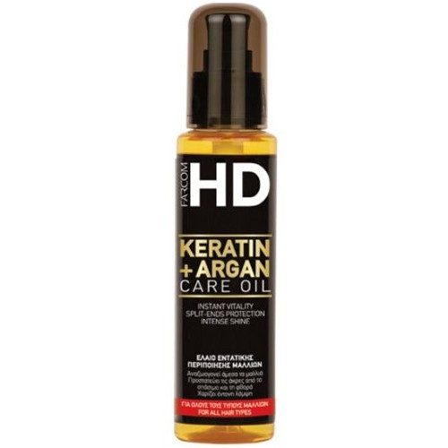FARCOM HD μάσκα μαλλιών με keratin και argan oil 100ml – Λάδια Μαλλιών