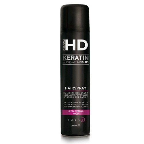 FARCOM HD hair spray No5 ultra strong hold 300ml – Styling Spray Μαλλιών