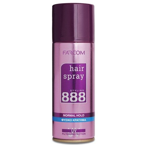FARCOM 888 hair spray φυσικό κράτημα 200ml – Styling Spray Μαλλιών