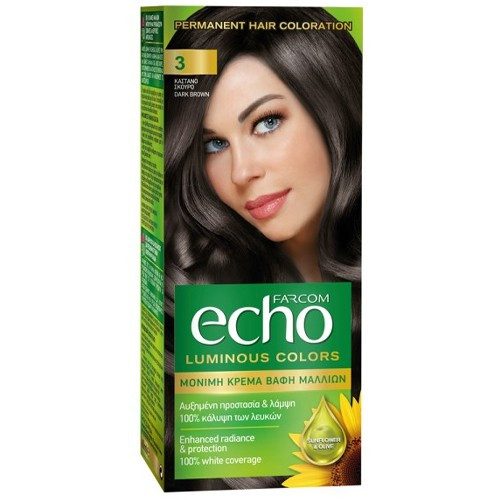 FARCOM Echo βαφή μαλλιών No3 60ml – Βαφές Μαλλιών