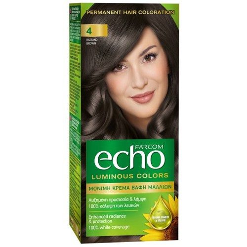 FARCOM Echo βαφή μαλλιών No4 60ml – Βαφές Μαλλιών
