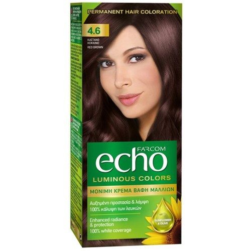 FARCOM Echo βαφή μαλλιών No4.6 60ml – Βαφές Μαλλιών