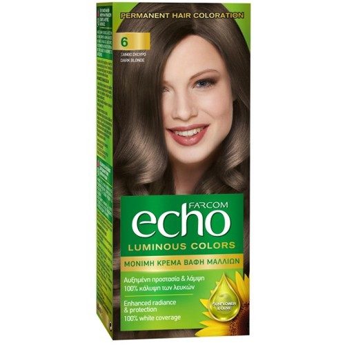 FARCOM Echo βαφή μαλλιών No6 60ml – Βαφές Μαλλιών