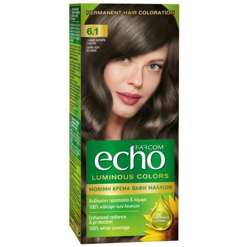 FARCOM Echo βαφή μαλλιών No6.1 60ml – Βαφές Μαλλιών