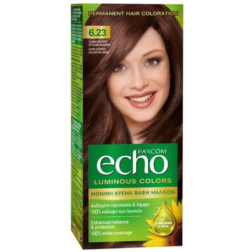 FARCOM Echo βαφή μαλλιών No6.23 60ml – Βαφές Μαλλιών