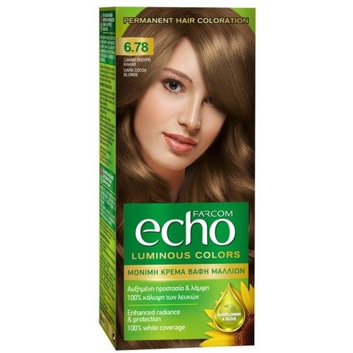 FARCOM Echo βαφή μαλλιών No6.78 60ml – Βαφές Μαλλιών