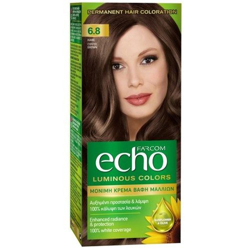 FARCOM Echo βαφή μαλλιών No6.8 60ml – Βαφές Μαλλιών