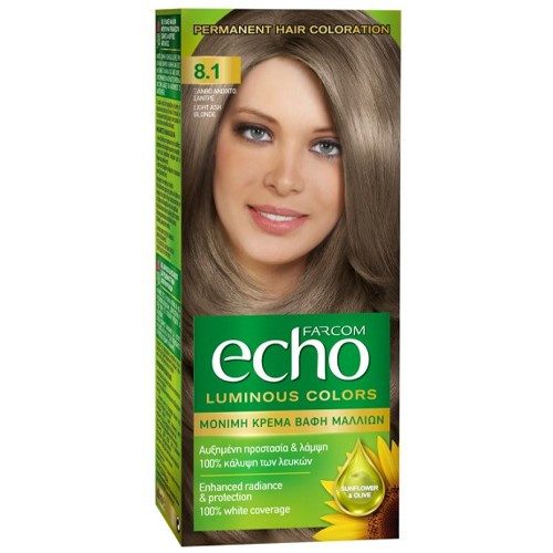FARCOM Echo βαφή μαλλιών No8.1 60ml – Βαφές Μαλλιών