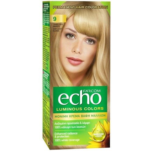 FARCOM Echo βαφή μαλλιών No9 60ml – Βαφές Μαλλιών