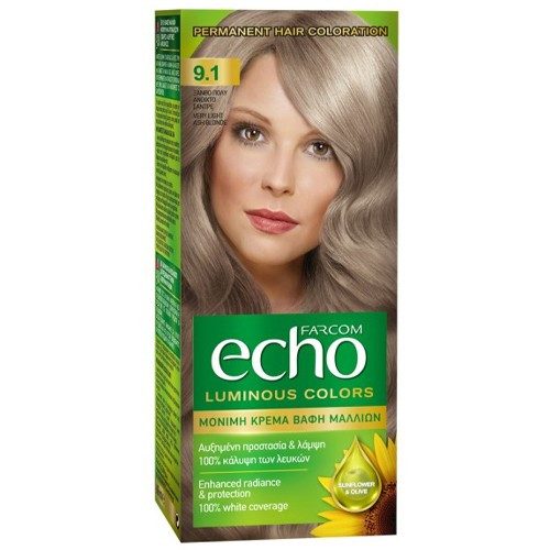 FARCOM Echo βαφή μαλλιών No9.1 60ml – Βαφές Μαλλιών