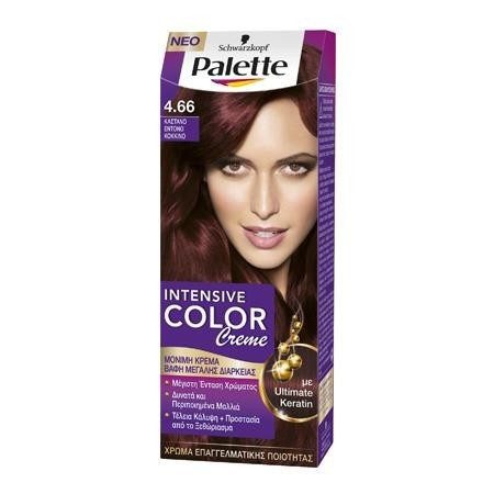 SCHWARZKOPF Palette intensive color creme 4,66 καστανό έντονο κόκκινο 50ml – Βαφές Μαλλιών