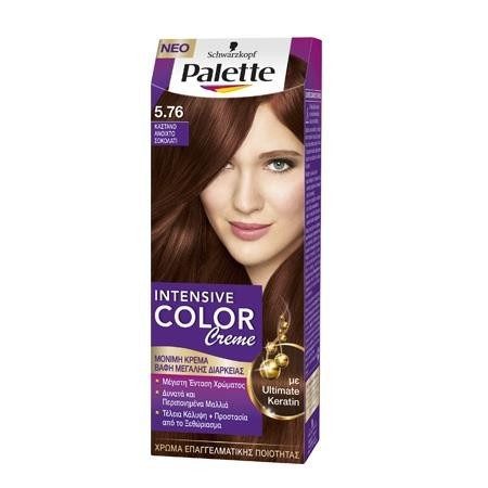 SCHWARZKOPF Palette intensive color creme 5,76 καστανό ανοιχτό σοκολατί 50ml – Βαφές Μαλλιών
