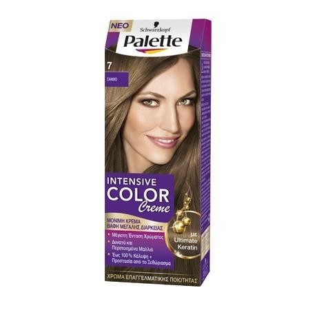 SCHWARZKOPF Palette intensive color creme 7 ξανθό 50ml – Βαφές Μαλλιών