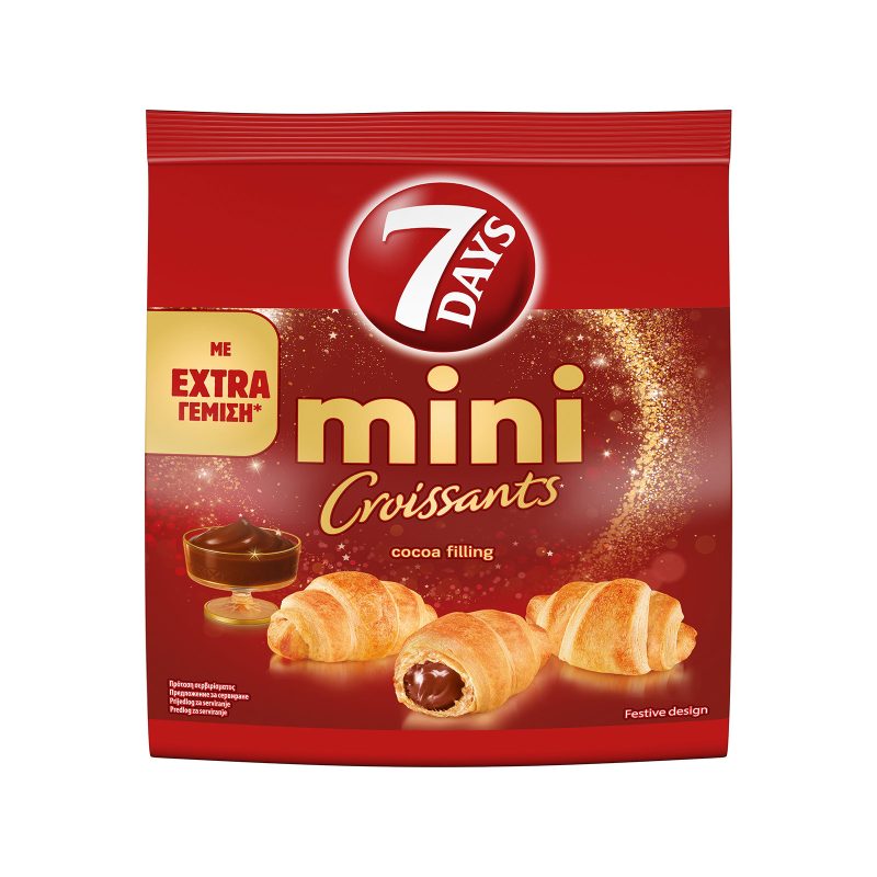 7 DAYS κρουασάν mini κακάο 103gr – Κέικ, Τσουρέκια και Κρουασάν