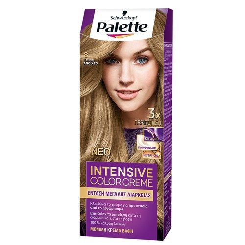 SCHWARZKOPF Palette intensive color creme 8 ξανθό ανοιχτό 50ml – Βαφές Μαλλιών