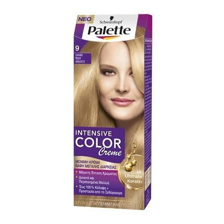 SCHWARZKOPF Palette intensive color creme 9 ξανθό πολύ ανοιχτό 50ml – Βαφές Μαλλιών