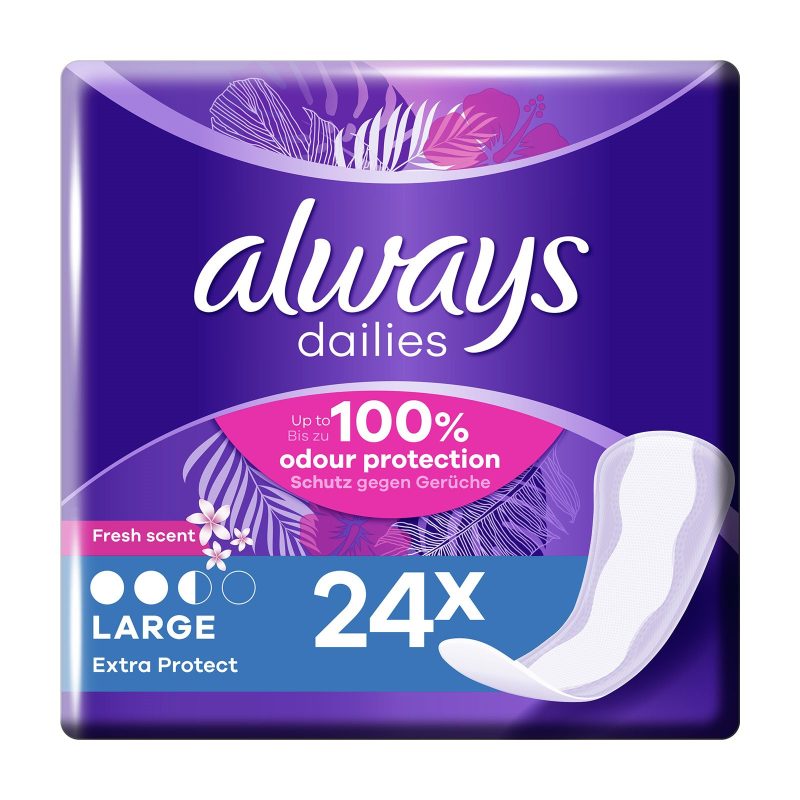 ALWAYS σερβιετάκια Extra Protect large 24τεμ – Σερβιέτες