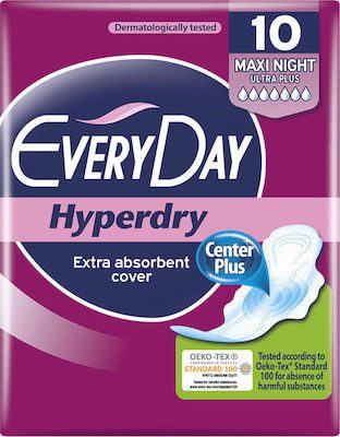 EVERY DAY σερβιέτες hyperdry ultra plus maxi night 10τεμ