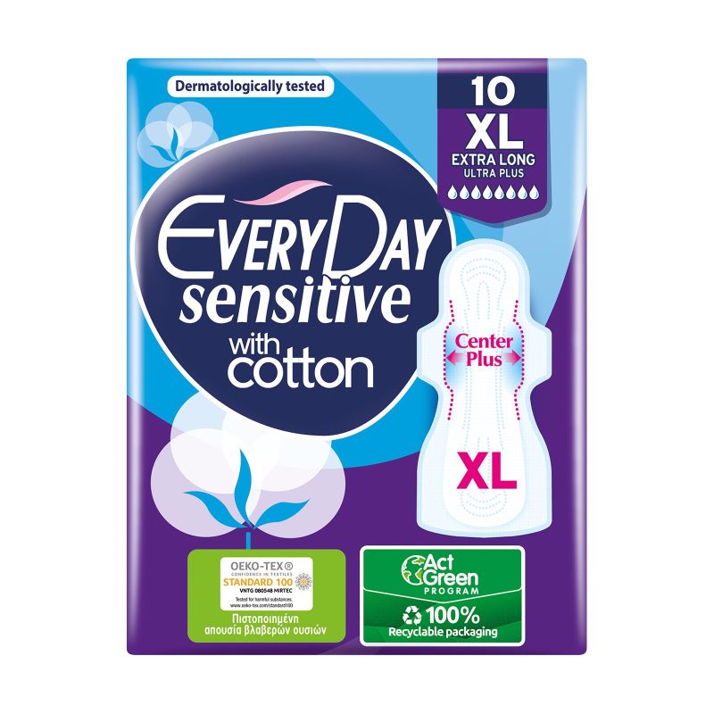 EVERY DAY σερβιέτες sensitive ultra plus extra long 10τεμ