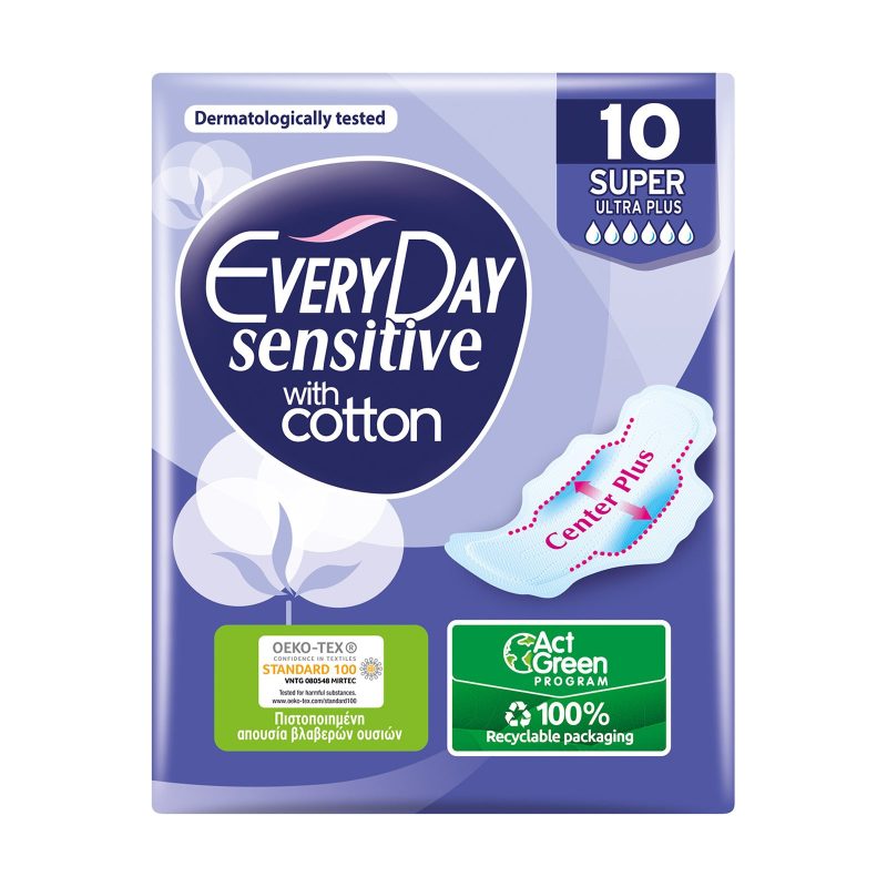 EVERY DAY σερβιέτες sensitive ultra plus super 10τεμ