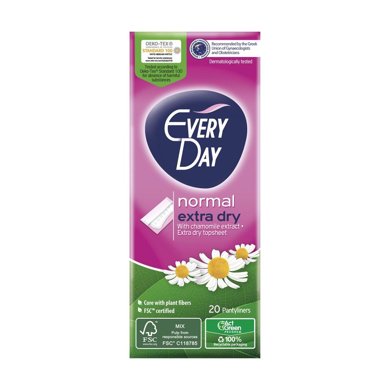 EVERY DAY σερβιετάκια extra dry normal 20τεμ – Σερβιέτες