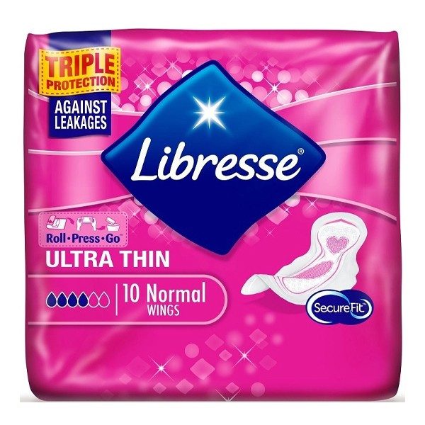 LIBRESSE σερβιέτες ultra thin normal 10τεμ