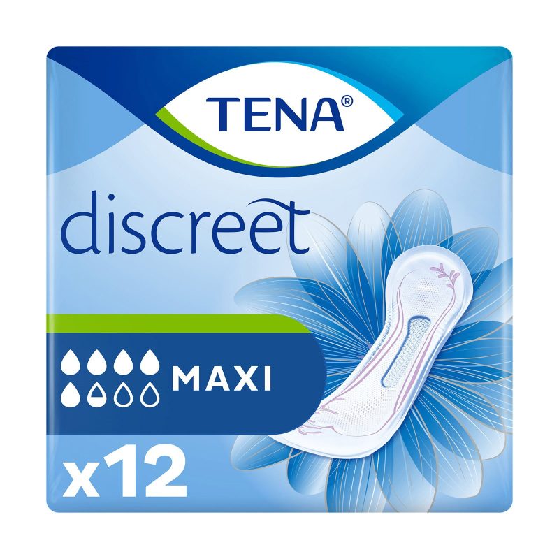 TENA discreet lady σερβιέτες ακράτειας maxi 12τεμ