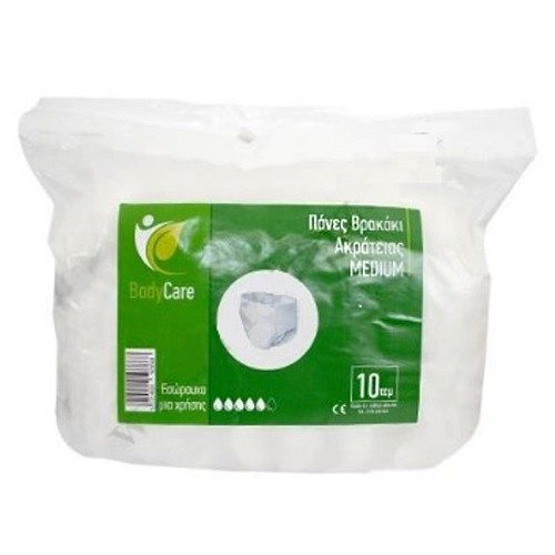 BODYCARE πάνα βρακάκι ακράτειας medium 10τεμ – Body Care – Πάνες και Βρακάκια Ακράτειας