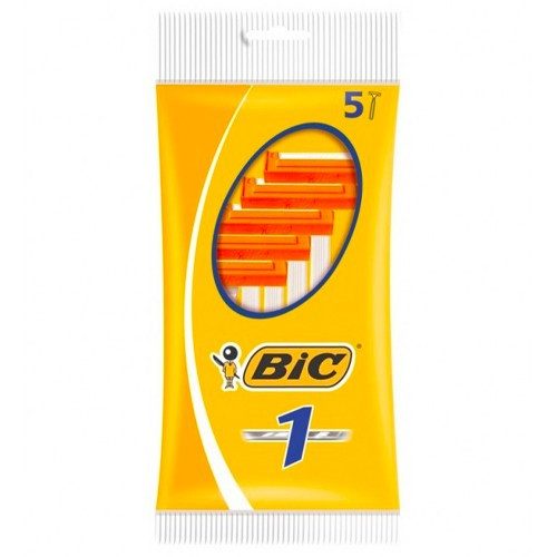 BIC ξυραφάκια με μονή λεπίδα 5τεμ