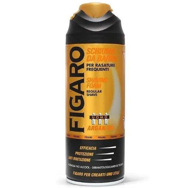 FIGARO αφρός ξυρίσματος με αργανέλαιο 400ml – Αφροί και Gel Ξυρίσματος