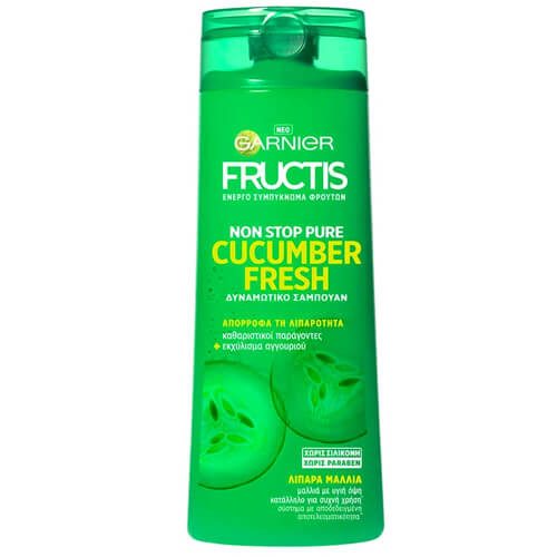 GARNIER Fructis σαμπουάν με φρεσκάδα αγγουριού 400ml