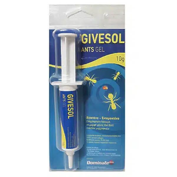GIVESOL σύριγγα με gel για μυρμήγκια 15gr – Dominate Plus – Εντομοκτόνα και Εντομοαπωθητικά Χώρου