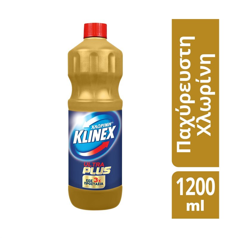 KLINEX χλωρίνη gold παχύρρευστη 1200ml – Καθαριστικά Μπάνιου