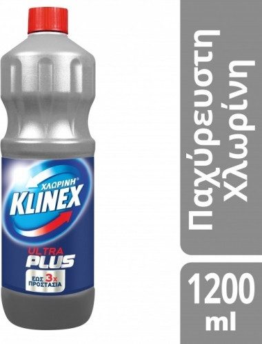 KLINEX χλωρίνη silver παχύρρευστη 1200ml – Καθαριστικά Μπάνιου