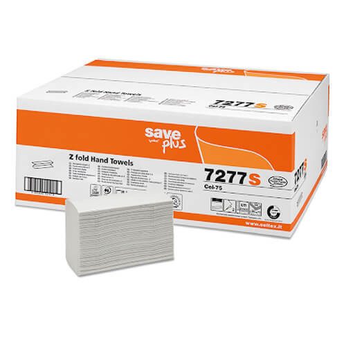 SAVE PLUS χειροπετσέτα στενή 22x24cm 25x120τεμ – Χαρτικά (Χονδρική)
