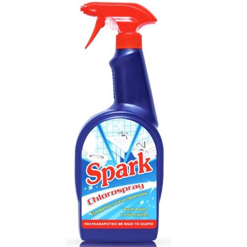 SPARK υγρό χλωροκαθαριστικό spray 750ml – Καθαριστικά Επιφανειών