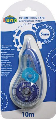 LUNA διορθωτικό ταινία 5mm x 10m 1τεμ – Διακάκης – Διορθωτικά