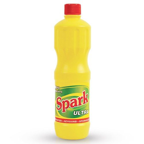 SPARK παχύρρευστη χλωρίνη κίτρινη 750ml – Καθαριστικά Μπάνιου