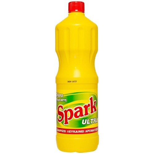 SPARK παχύρρευστη χλωρίνη κίτρινη 1,25lt – Καθαριστικά Μπάνιου