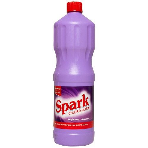 SPARK παχύρρευστη χλωρίνη μωβ 1,25lt – Καθαριστικά Μπάνιου