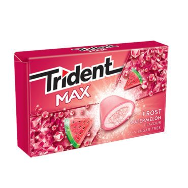 TRIDENT τσίχλες max frost καρπούζι 20gr – Καραμέλες, Γλειφιτζούρια και Τσίχλες