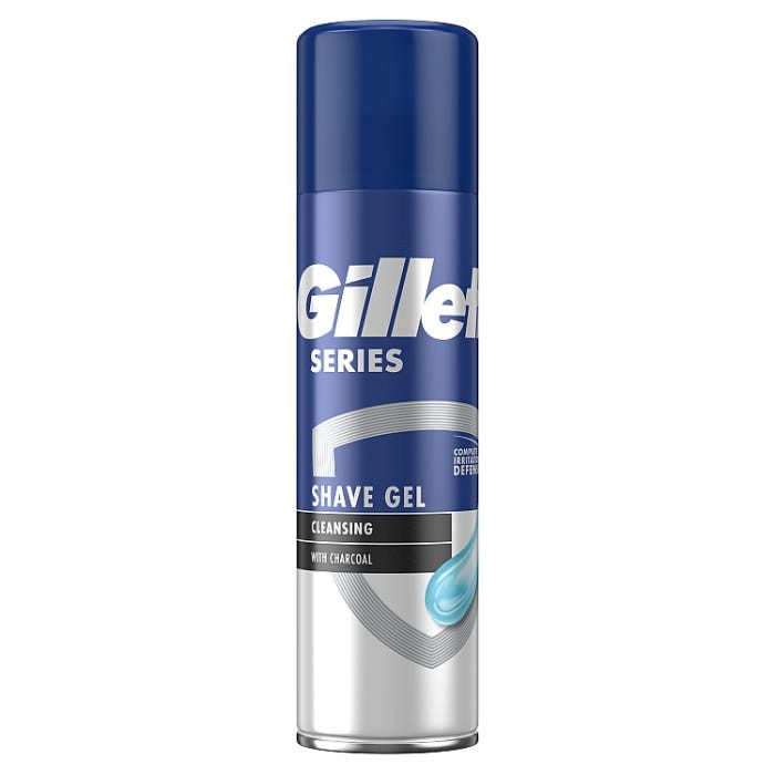 GILLETTE gel ξυρίσματος καθαρισμός με κάρβουνο 200ml – Αφροί και Gel Ξυρίσματος