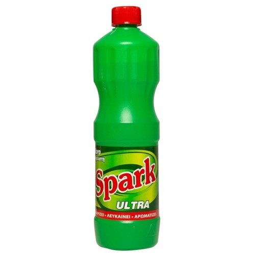 SPARK παχύρρευστη χλωρίνη πράσινη 1,25lt – Καθαριστικά Μπάνιου