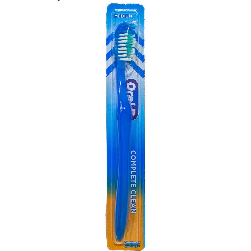ORAL-B οδοντόβουρτσα complete clean μέτρια σε διάφορα χρώματα 1τεμ – Οδοντόβουρτσες Απλές