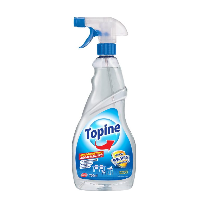 TOPINE απολυμαντικό γενικής χρήσης spray 750ml – Καθαριστικά Επιφανειών